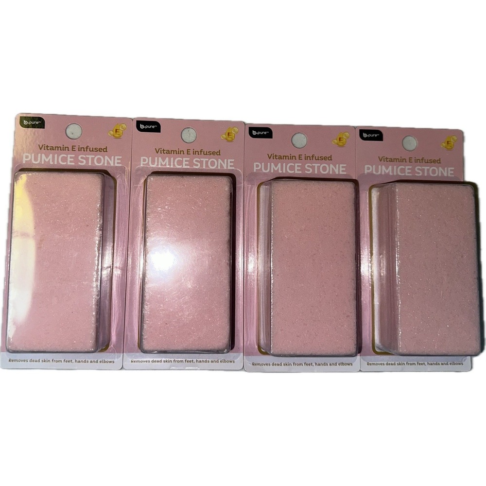 Vitamin E Infused Pumice Stone Soft‎ Feet Calloused Hands Rough Elbows Lot Of 4